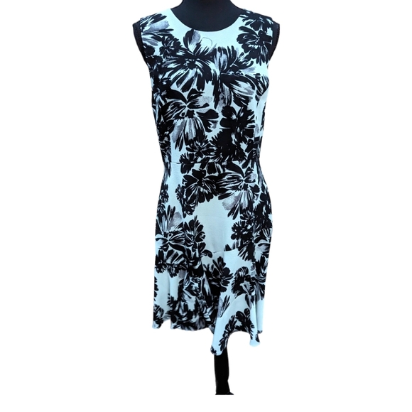 Rebecca TaylorSleeveless Splashed Flowers Flippy Dress Sz 10 - Picture 6 of 16